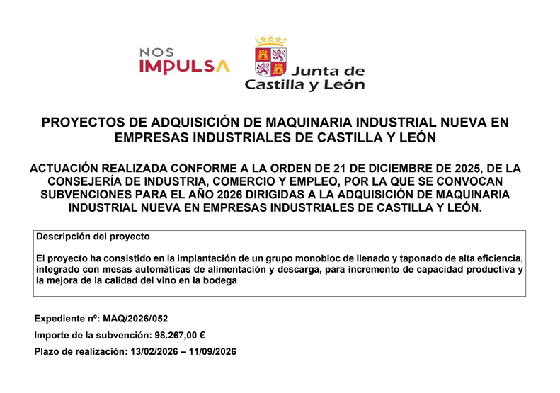 Nos Impulsa y Junta de Castilla y León